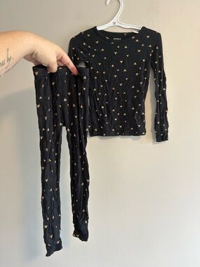Carter's 3t Black Triangle bamboo feeling 2pc sleep Set of long sleeve & pants